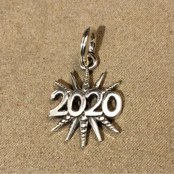 🆕 Brighton 2020 charm Silver starburst Beaded detail Limited edition NWOT - Picture 1 of 5
